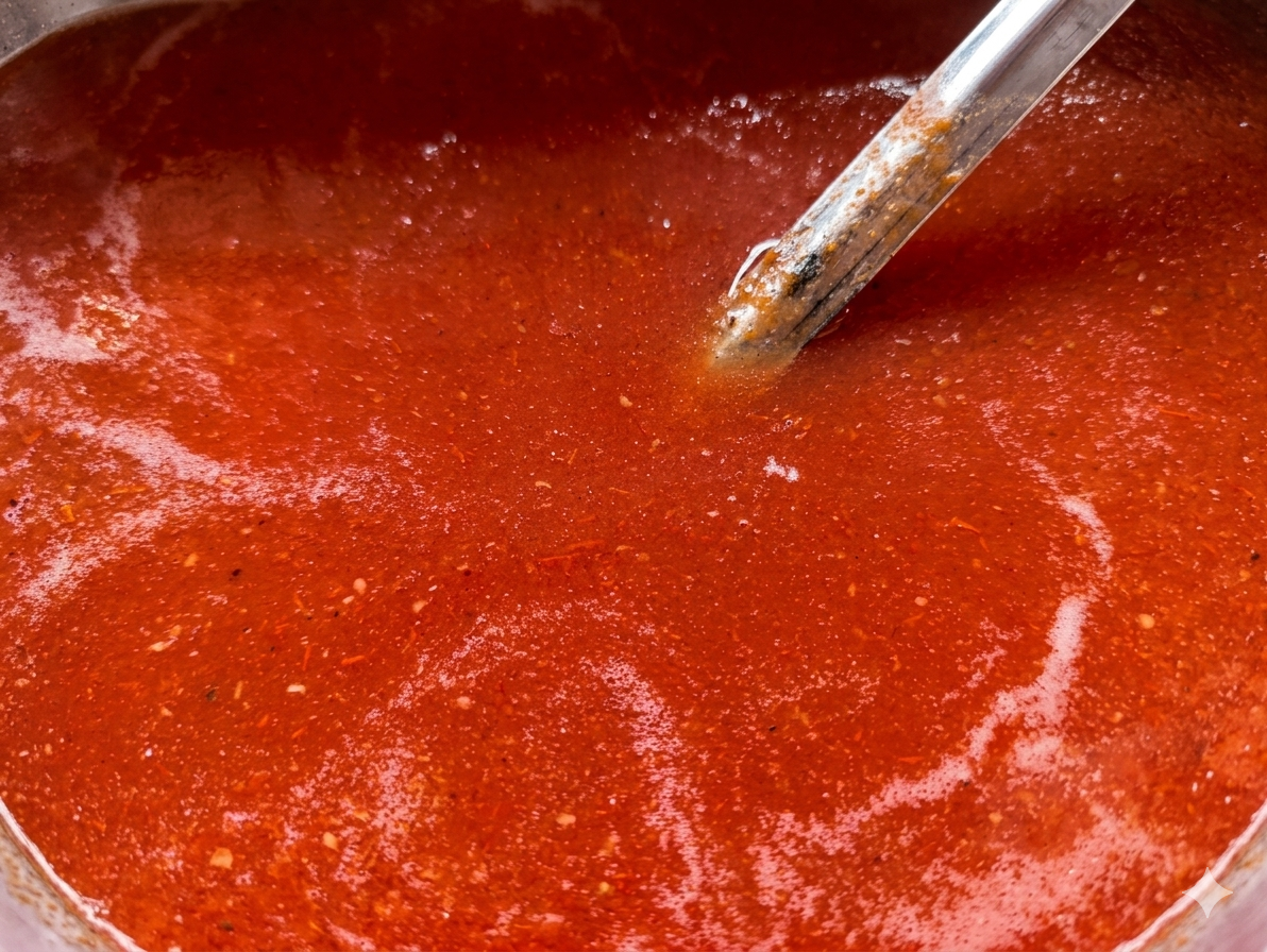 Salsa roja casera